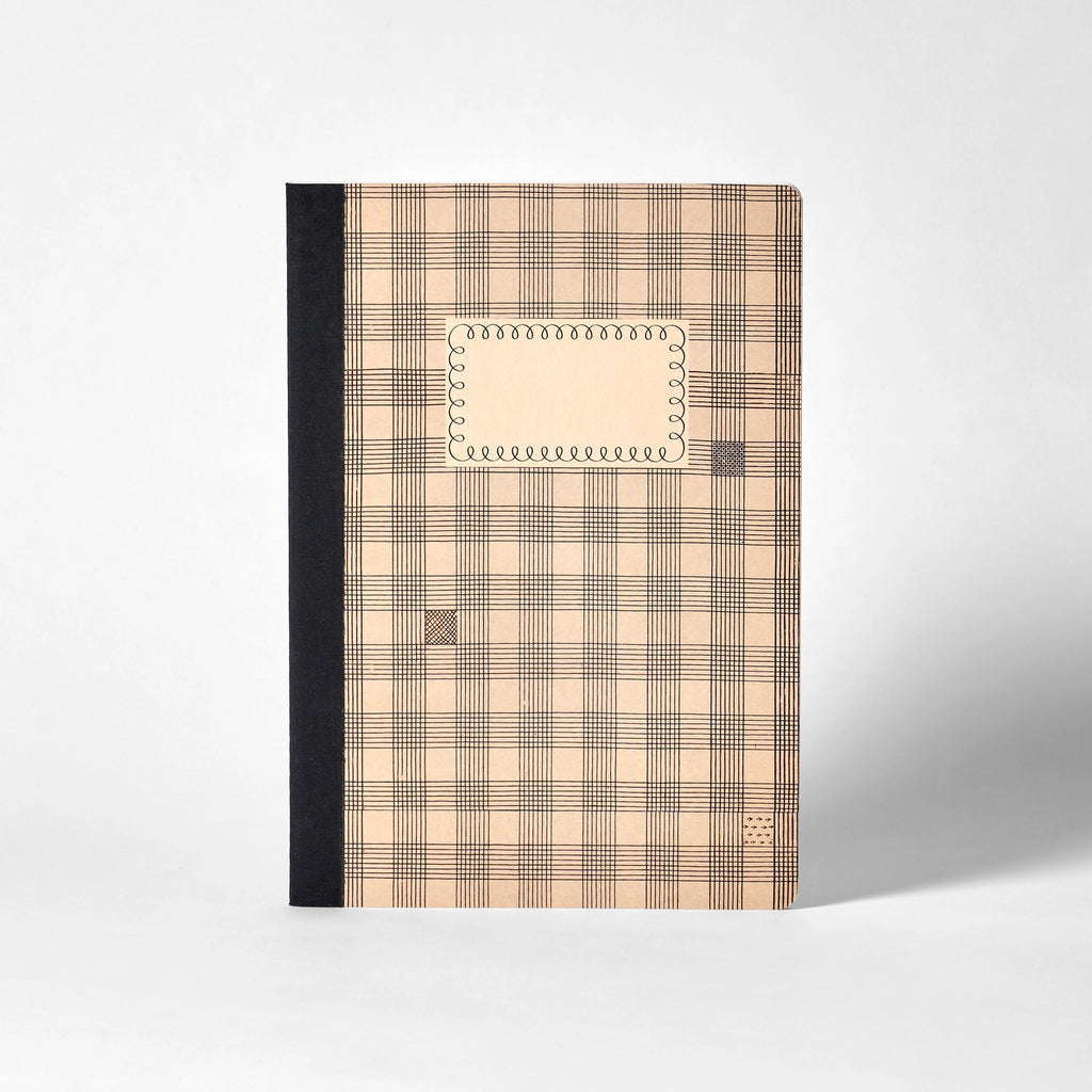 This 64 page lined notebook is the ideal companion for jotting down notes, thoughts, and ideas. The cover design features a delightful vintage weave pattern reproduced from a collection of 19th century French textile samples from the Robert Maison company. The notebook is finished with a coloured fabric spine for an added touch of sophistication.