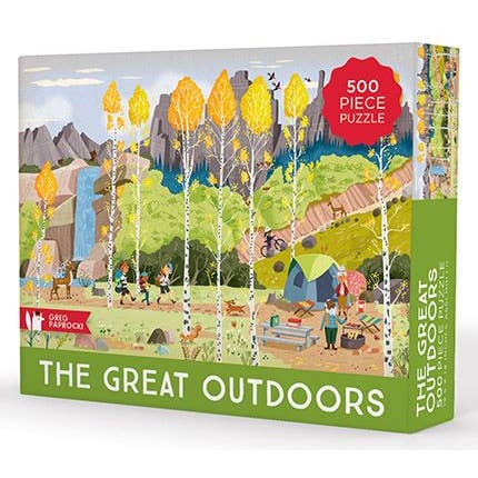 Gather ‘round as a family, invigorate your brains and brighten your day with this 500-piece jigsaw puzzle using art from the insanely popular books illustrated by Greg Paprocki.