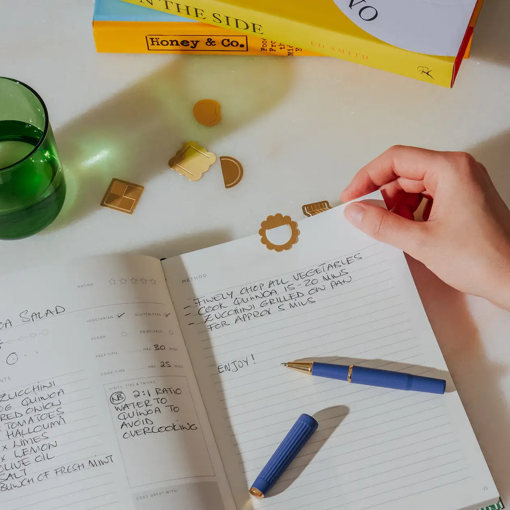 Let your ideas take shape. Our Curious Shapes Paper Clips can help you keep it all together. Use this set of six clips as shiny page markers for your favorite journal or book, or to keep important pages in one place. In signature Papier shapes, these paper clips will add some personality to any page.