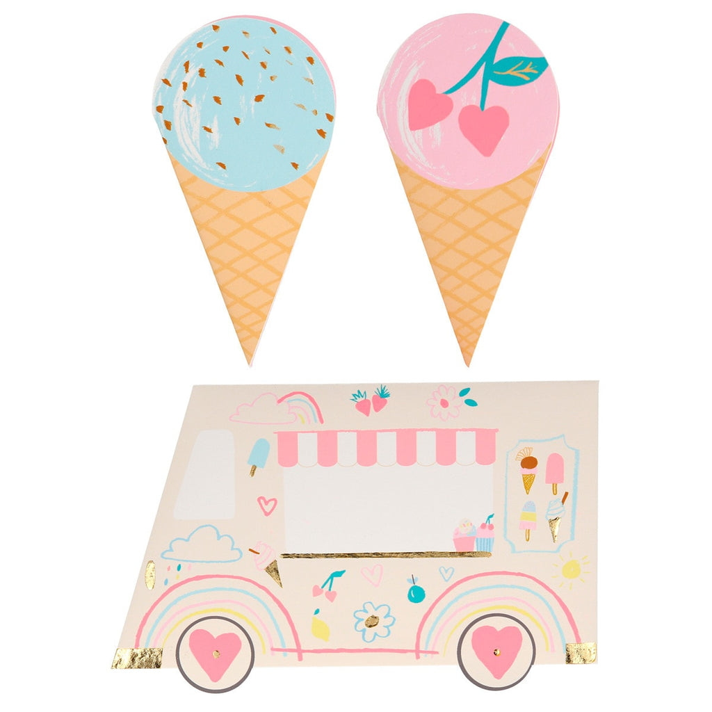 A super cool way to say Happy Valentine's Day is with these incredible ice cream cards, which come with ice cream van envelopes. They're also a great gift, as they each contain a friendship bracelet too. Ideal to give to all your classmates, friends and family to show how much you care.