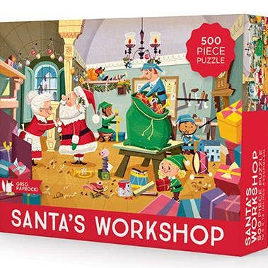 Gather ‘round as a family, invigorate your brains and brighten your day with this 500-piece jigsaw puzzle using art from the insanely popular books illustrated by Greg Paprocki.