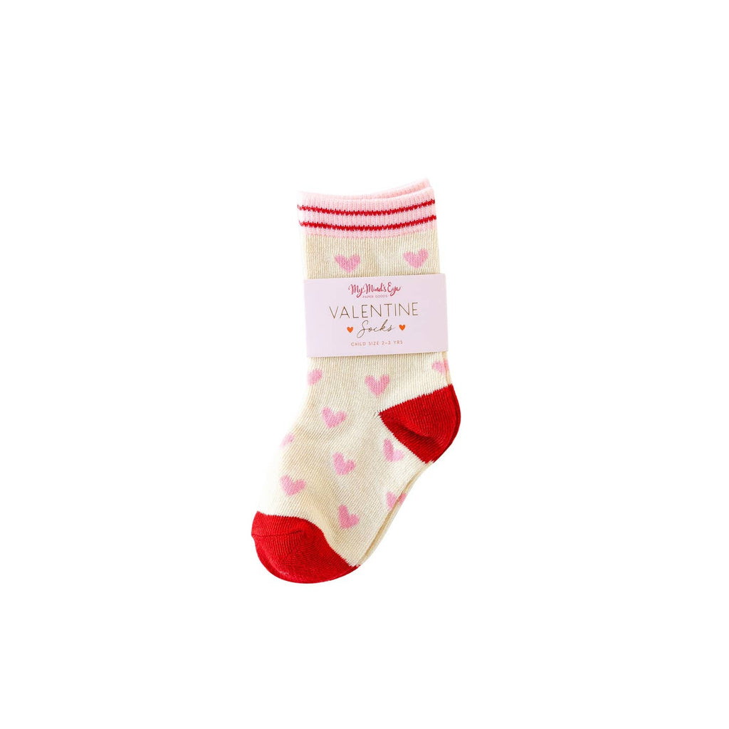 Step up your sock game with Heart Socks! These ultra-cute socks feature a fun, pink heart pattern that's sure to get your heart racing. Put your best foot forward - with love!