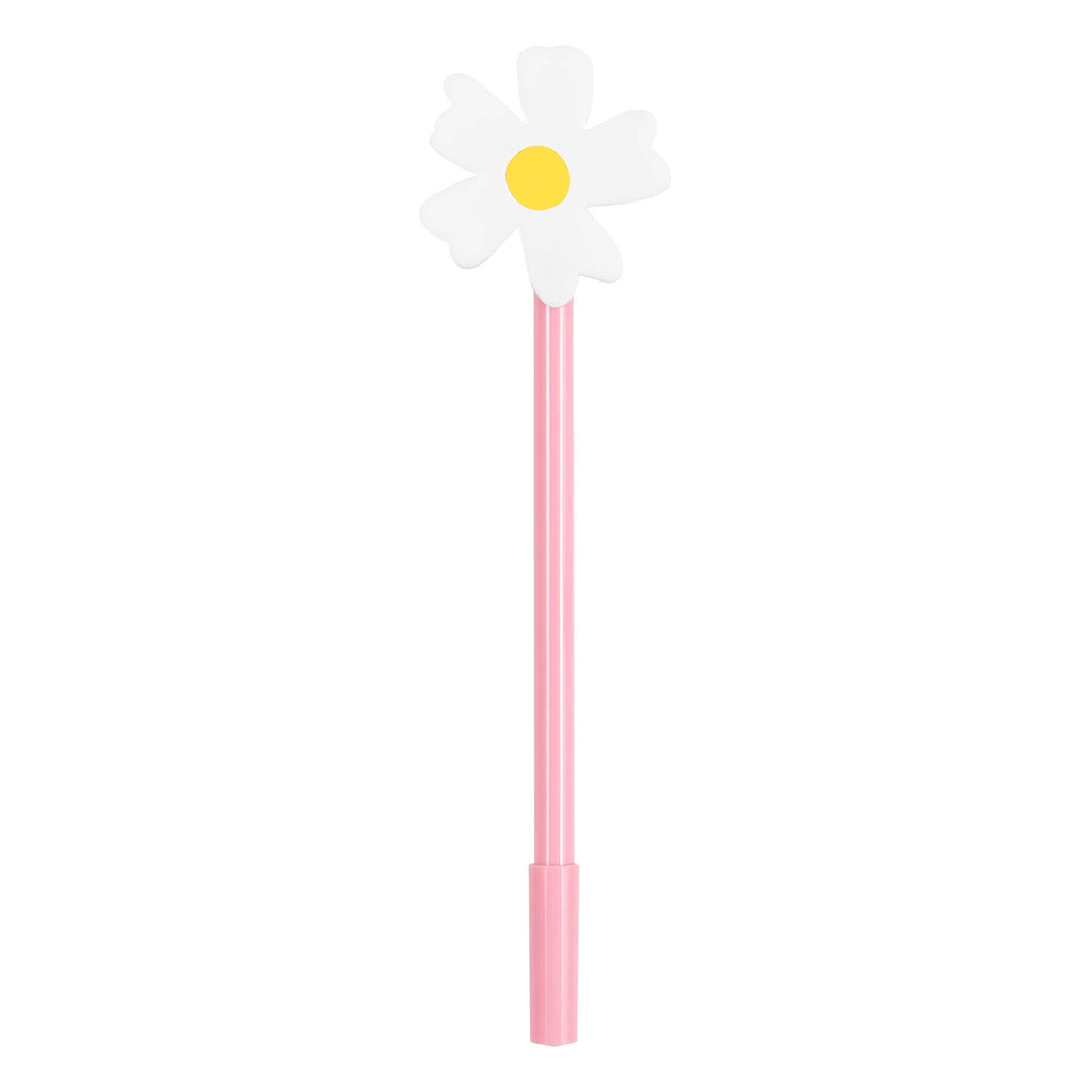 Let your ideas bloom with our White Flower Pen. This gel pen features a custom-designed daisy topper, bringing a touch of floral fun to your writing. A stylish spring addition to any stationery collection.