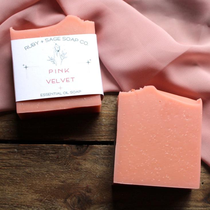 Pink Velvet Handcrafted Soap