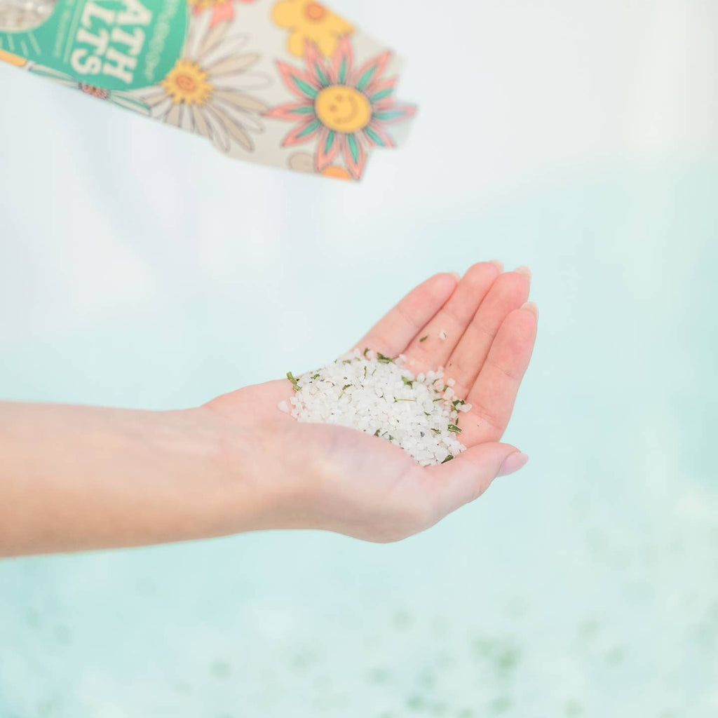 Enjoy a relaxing bath with Scented Bath Salts from Studio Oh! The artfully designed packets contain salts for one or two baths. The bath salts dissolve in warm water and provide a comforting soak, while the calming fragrances encourage relaxation and soothe the senses.