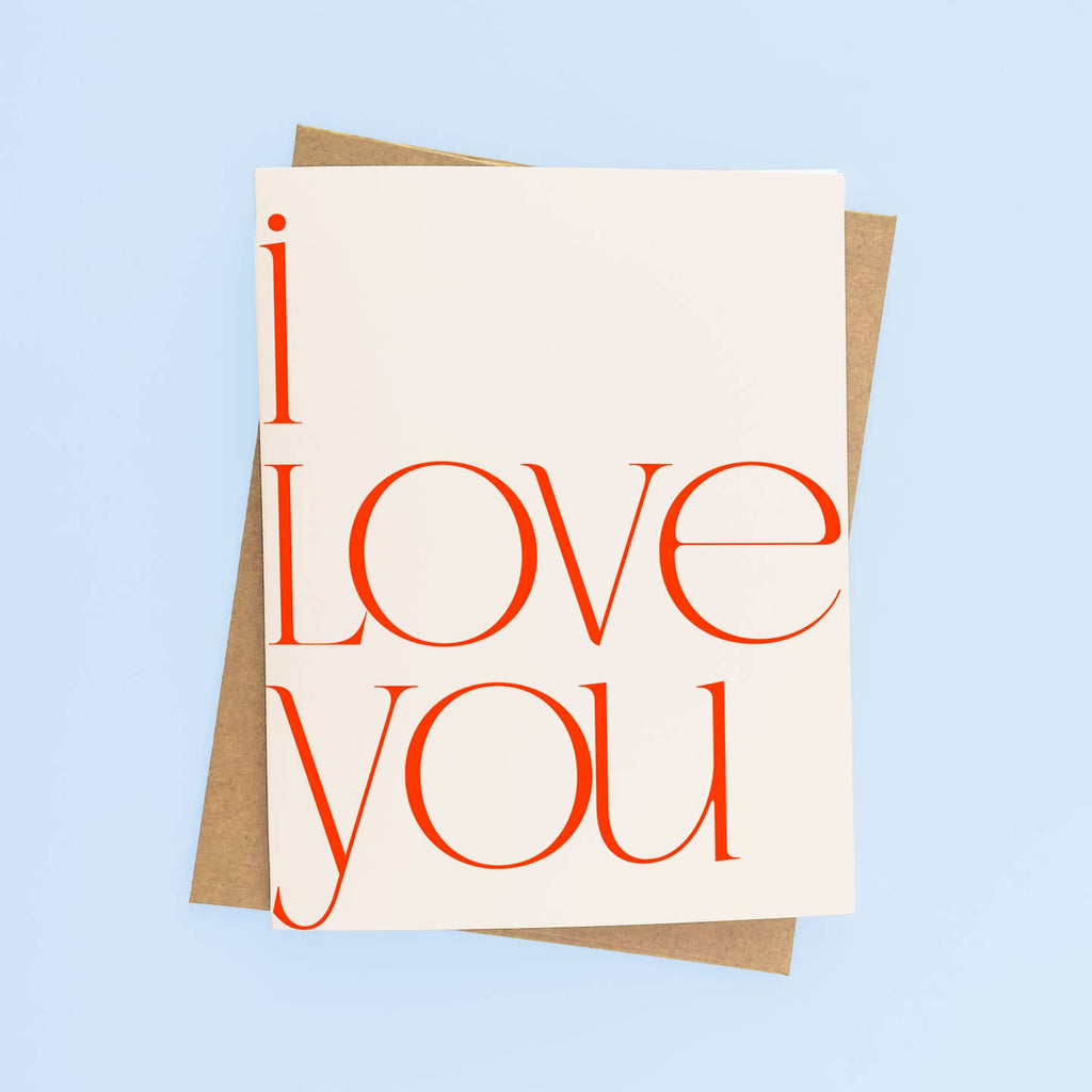 Declare your love in a unique and playful way with our I Love You Card. Showcasing a classic design and heartfelt message, this card is perfect for expressing your true feelings. Share your love in a fun and lighthearted way with this charming card.