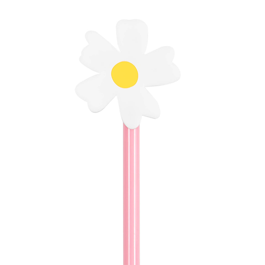 Let your ideas bloom with our White Flower Pen. This gel pen features a custom-designed daisy topper, bringing a touch of floral fun to your writing. A stylish spring addition to any stationery collection.