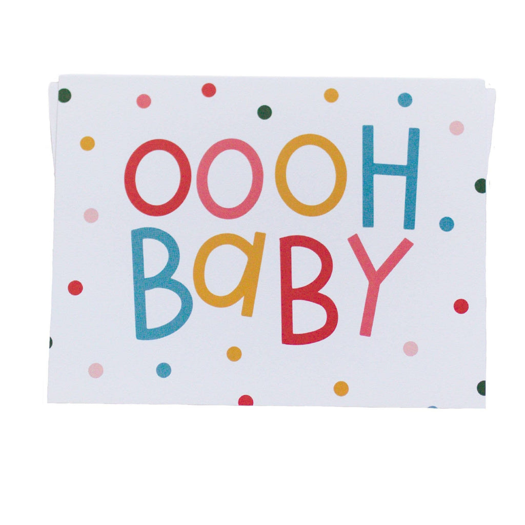 Welcome the newest addition to the family with our adorable "Oooh Baby" Greeting Card. This charming card is the perfect way to celebrate the arrival of a precious baby and share in the joy of this special moment. Whether you're congratulating family, friends, or colleagues on their new bundle of joy, this card is a heartfelt way to express your excitement and support.