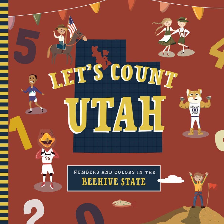 Numbers and colors are more fun in Utah! In this dynamic, colorful primer, young readers count from 1 to 10 as they discover the places, animals, and other wonderful things that make Utah so unique.