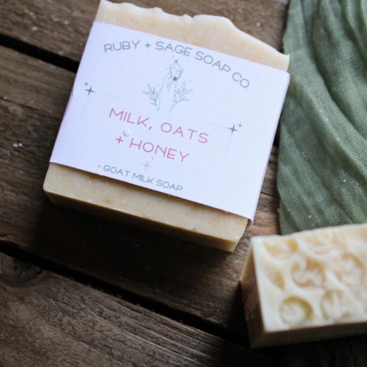 Milk, Oats, + Honey Handcrafted Soap