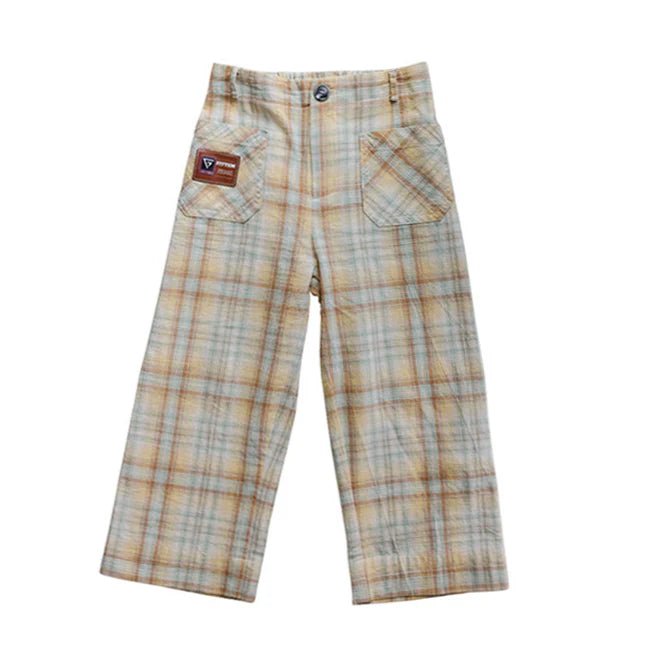 The Hampton Pant. Breathable and relaxed with a touch of heritage cool for picnics or the playground. Designed for kids ages 4 -12 