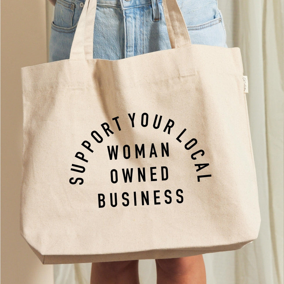 Carry something pretty and support local women with our canvas tote bag featuring an inside pocket! Quality and style meet purpose in one beautiful accessory!