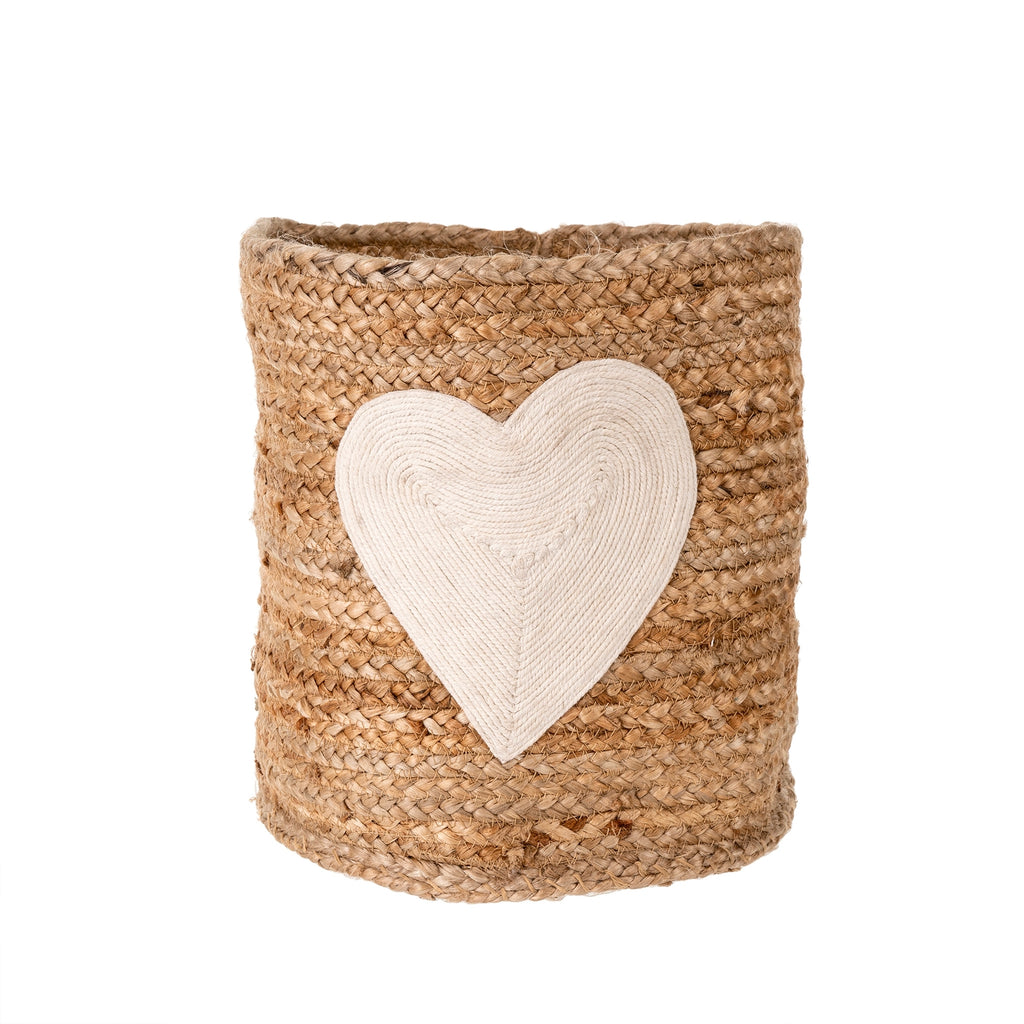 One of the most popular trends in interior design is decorating with indoor plants in interesting vessels. With a generous scale and woven heart embellishment the Heartful Basket excels as storage or whimsical planters for your favourite Yucca or Monstera.

Details:

Dimension: 12 x 12 x 12 in
Material: Jute, Cotton