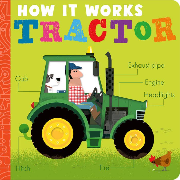 Beep! Beep! Follow the busy tractor around the farm in this first introduction to tractors. With layered die-cuts, fun facts, and a mouse to find on every spread!