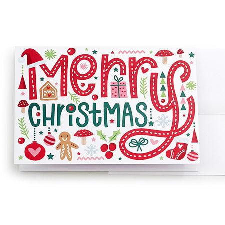 Get in the holiday spirit with our Whimsical Christmas Notecard! This quirky and playful design is perfect for spreading some festive cheer. Send your loved ones a unique and fun notecard this holiday season