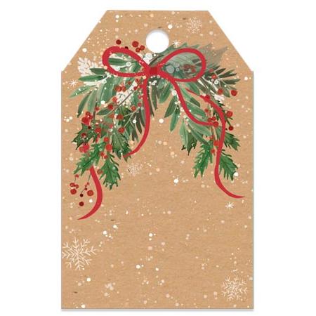 Christmas Greenery hang tag