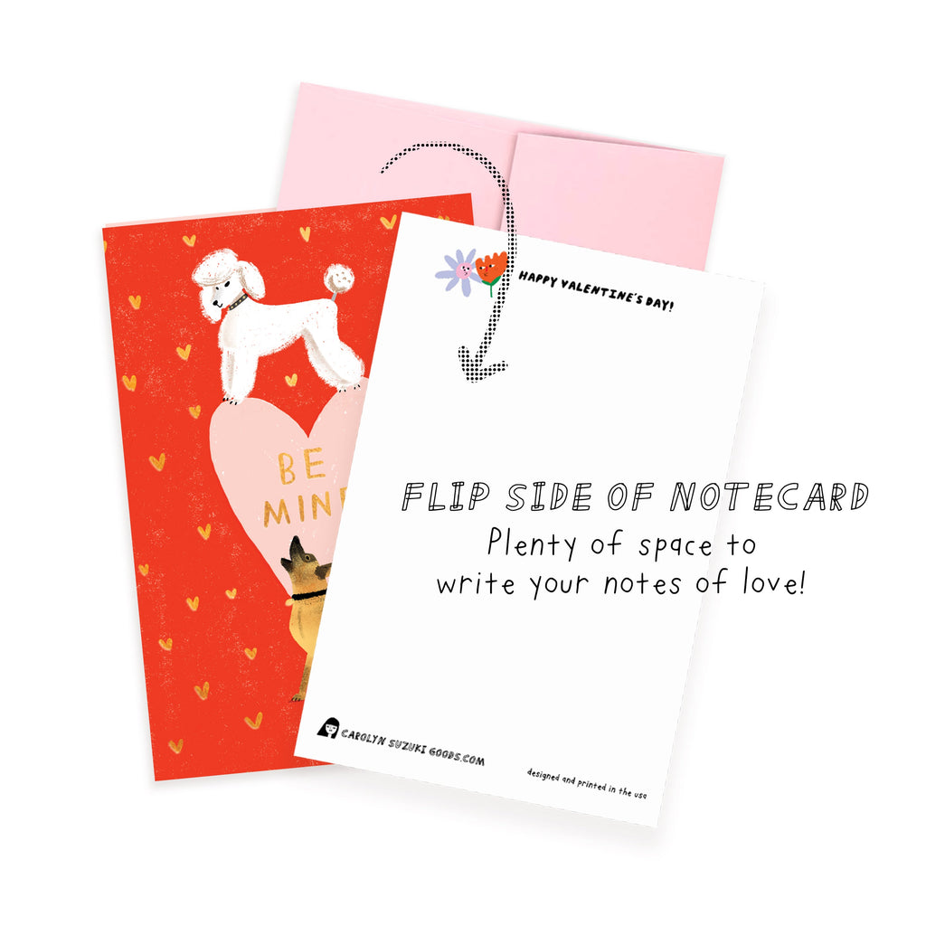 "Share some puppy love with this adorable greeting card! Perfect for any occasion, this card features a cute puppy design that will bring a smile to anyone's face. Show your love in a fun and playful way with Puppy Love - Valentine Card."