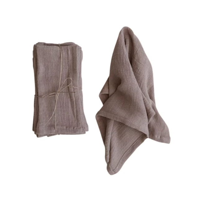 Add a double dose of style to your dining experience with these Double Cotton Cloth Napkins. Made from high-quality cotton, these napkins are both durable and soft, perfect for any occasion. Whether you're hosting a fancy dinner party or just everyday meals, these napkins will add a touch of elegance and comfort to your table setting.