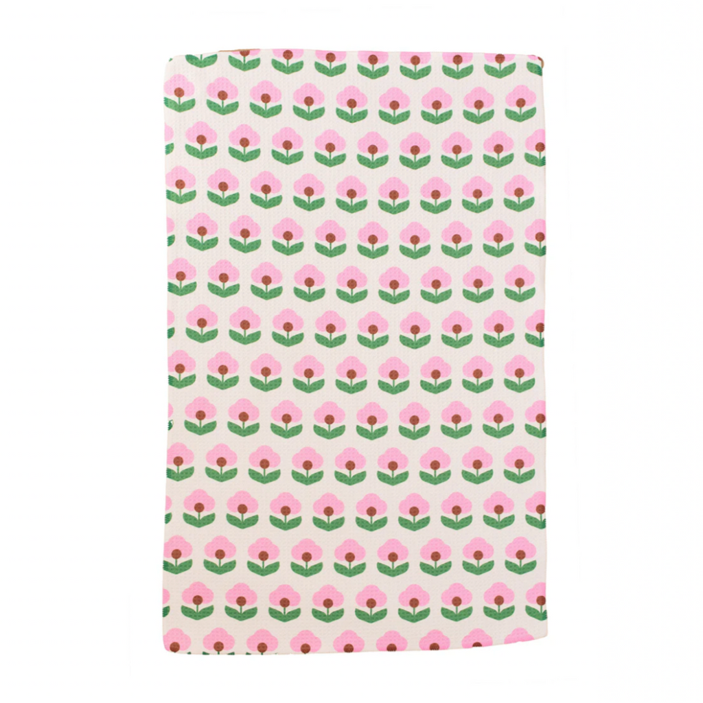 Add a little crae. to your everyday lifestyle. Let’s make the mundane things exciting!   A high-absorbent waffle weave microfiber towel. Pink flowers