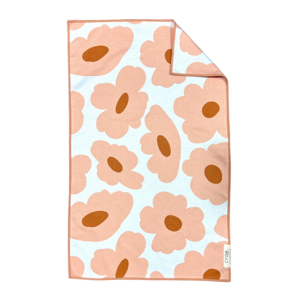 Add a little crae. to your everyday lifestyle. Let’s make the mundane things exciting!   A high-absorbent waffle weave microfiber double sided tea towel. Pink blossom&nbsp;