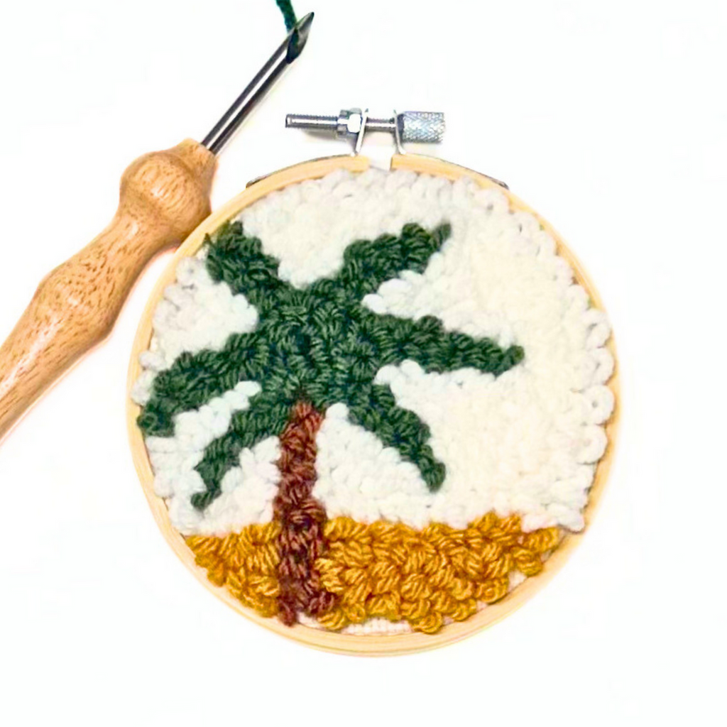 palm tree punch needle kit