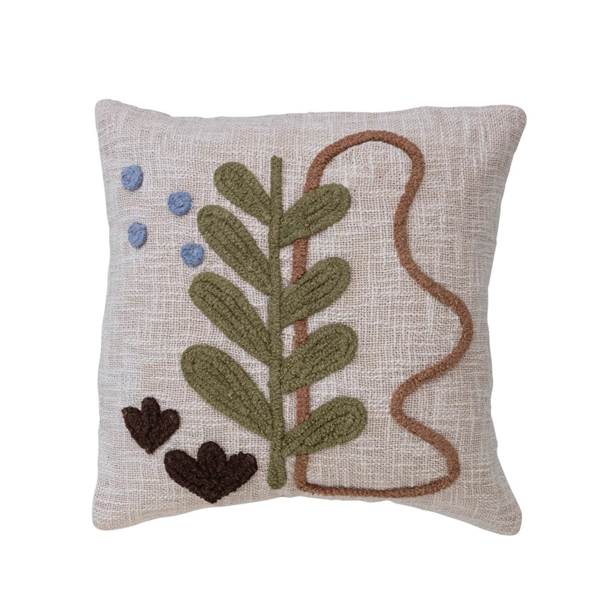 This cozy Cotton Slub Pillow is perfect for snuggling up with thanks to its soft, breathable cotton material. The tufted design adds a touch of elegance to your decor, while the slub texture gives it a unique, playful twist. Get ready to relax in style!