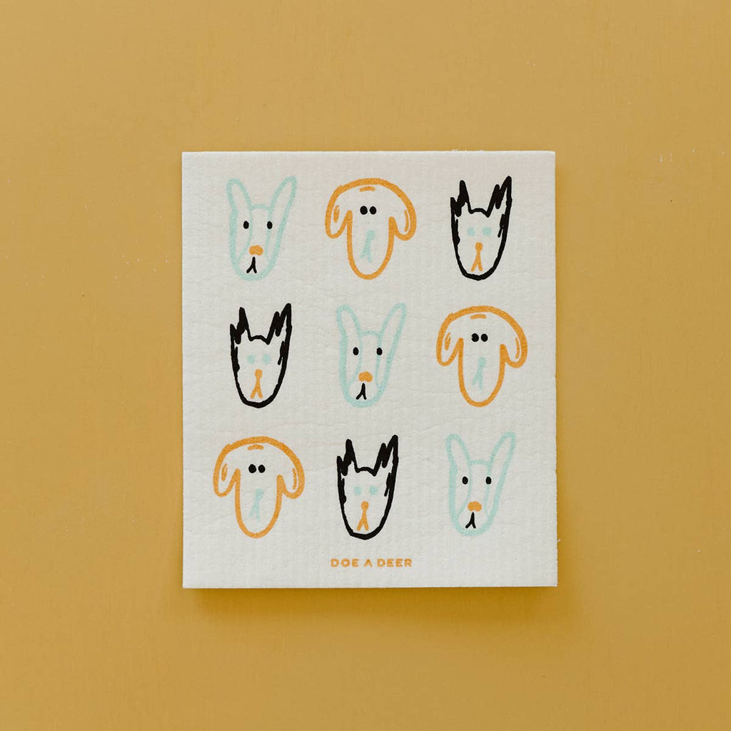 Dogs or no dogs, we really think these sweet faces printed on our favorite Swedish Dishcloths are perfect for every home.