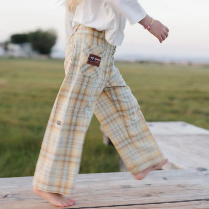 The Hampton Pant. Breathable and relaxed with a touch of heritage cool for picnics or the playground. Designed for kids ages 4 -12