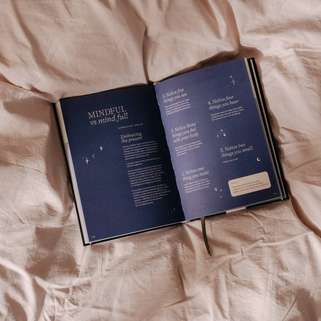 Renew your relationship with rest inside Papier’s sleep journal. Created with sleep expert Dr Jade Wu, explore 12 chapters on the science behind patterns, dreams and the steps to improve your routine. Ideal if you struggle to switch off or just want to learn more about sleep.