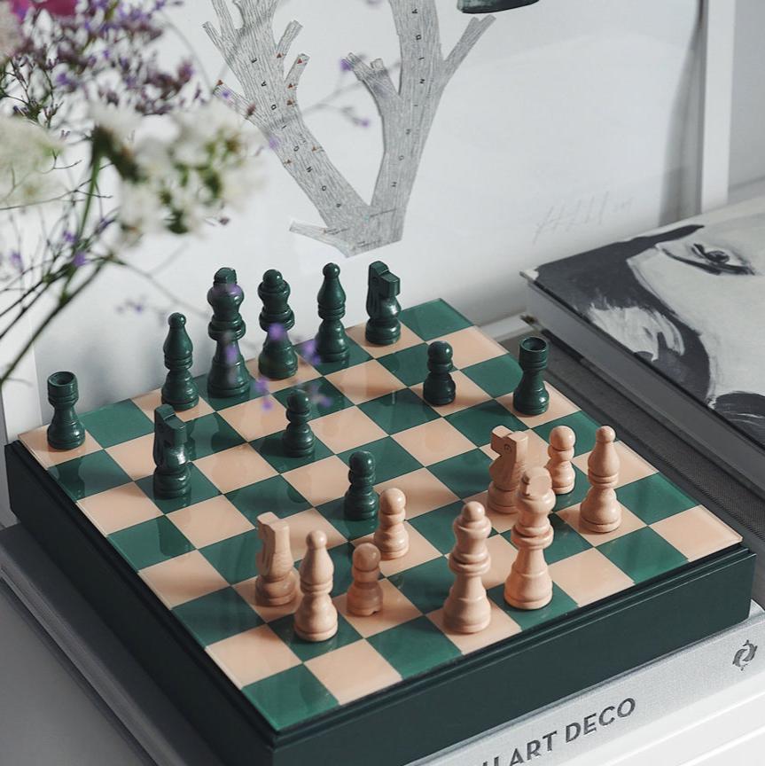 Your new favorite Chess set reinvented to look equally good played or displayed in a new concept we like to call&nbsp;"Coffee Table Games"