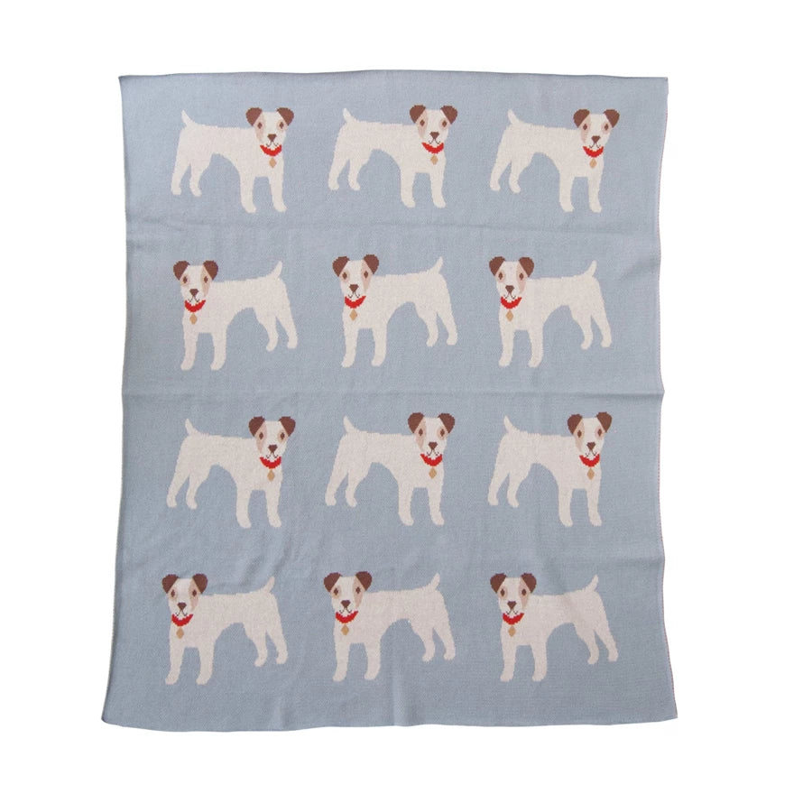 Wrap up your little one in this adorable doggy blanket. They will love the soft texture and it will assist in bringing a sense of contentment and security.&nbsp;