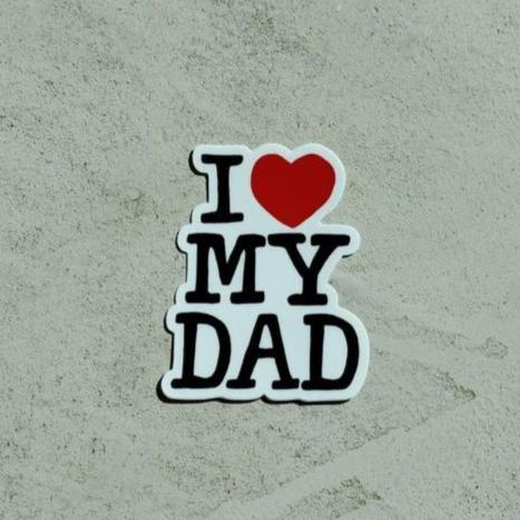 I Heart My Dad sticker