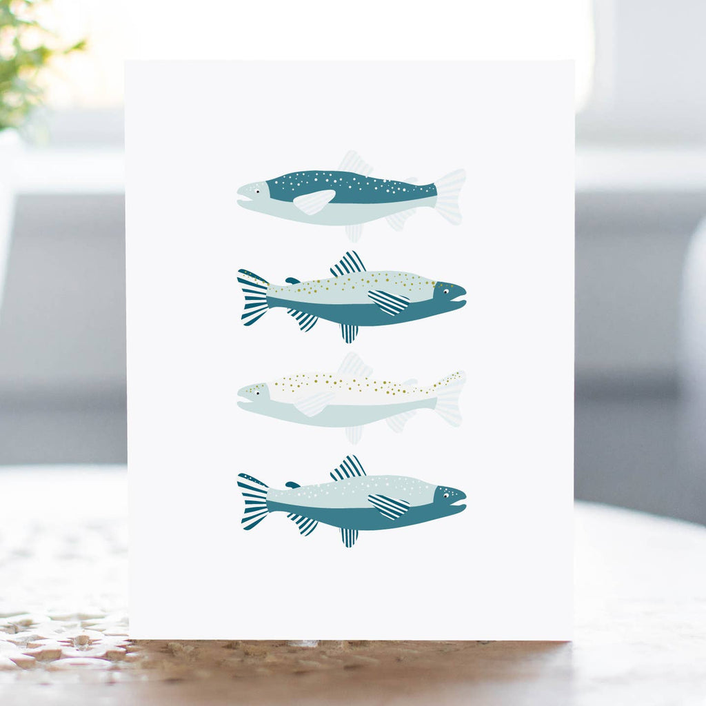 Say hello with a twist using our Sitka Greeting Card! With its unique design, this card is sure to bring a smile to anyone's face. Perfect for any occasion, you'll be the talk of the town with this charming, playful card.