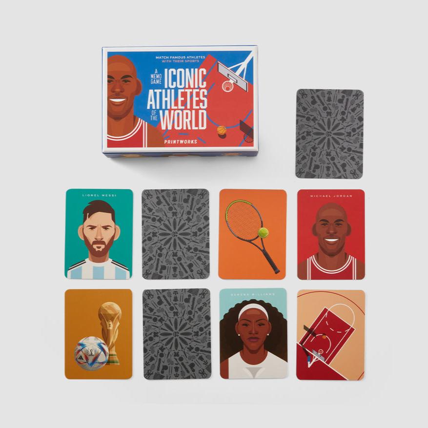 Discover Iconic Athletes - an educational memory game that introduces you to some of the most iconic athletes of our time. The game includes 25 athletes, and the challenge is to match them with their respective sports. Put on your tracksuit and let the fun begin.